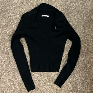 Abercrombie collared fitted sweater